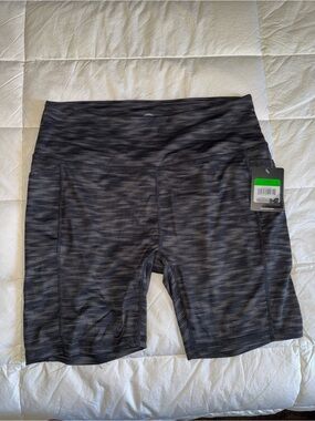 WSS Athletic Women's Patterned Gray Bike Shorts